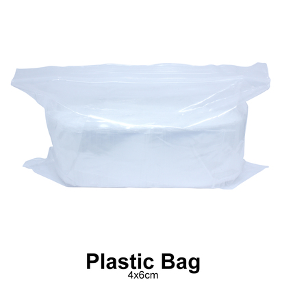 450 4"x6" Small Plastic Ziplock Bags (Per Pack)